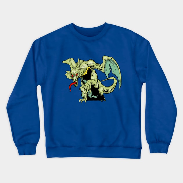 dragon pet Crewneck Sweatshirt by Lambdog comics!